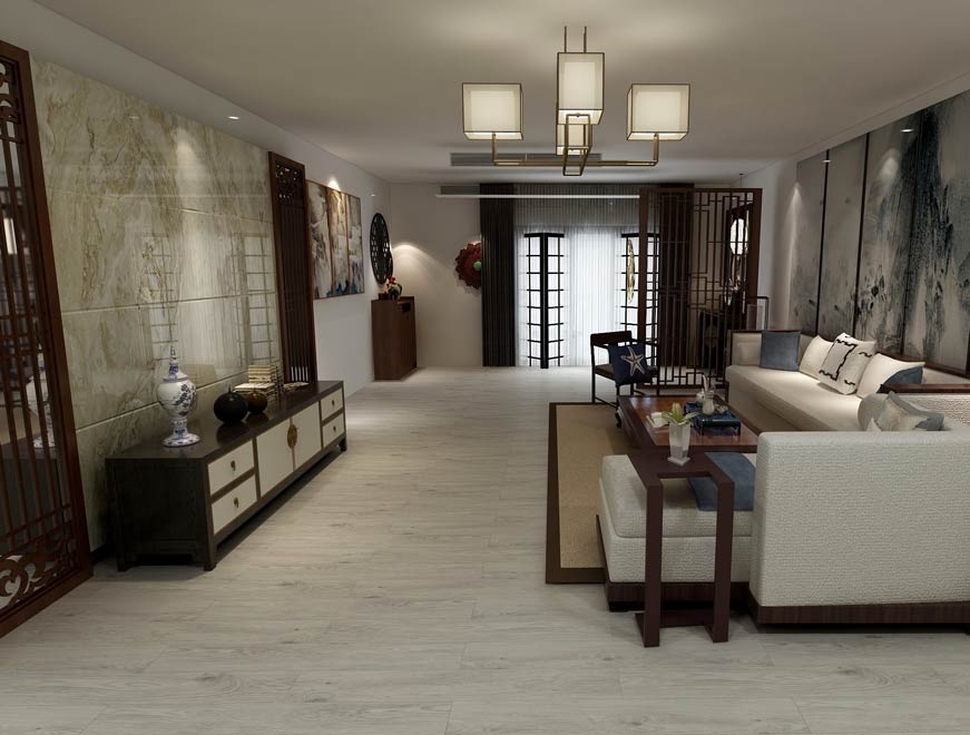 Thiết kế sàn nhựa theo phong thủy