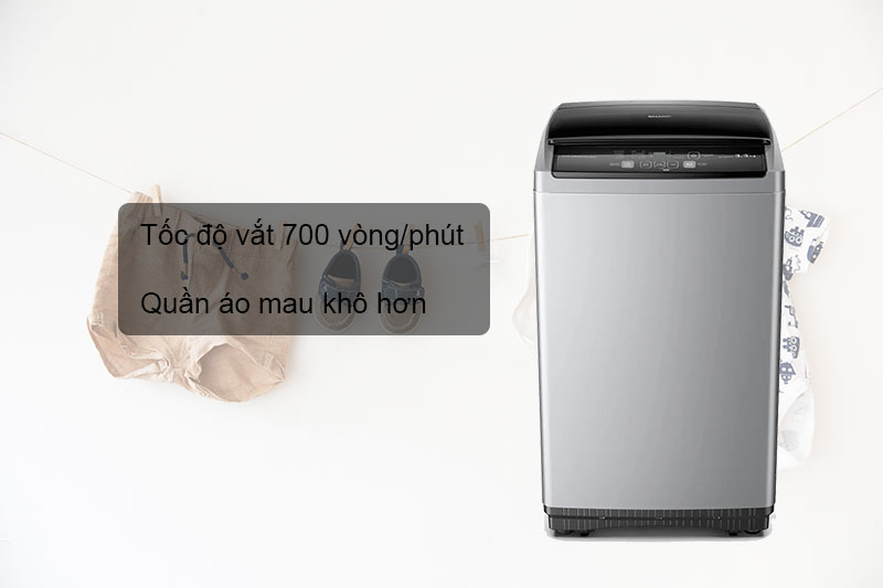 Máy Giặt Sharp 8.5 Kg ES-Y85HV-S giá rẻ