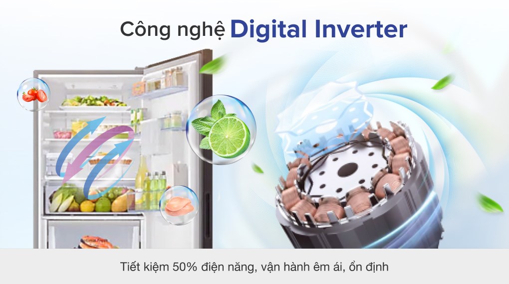Tủ lạnh Samsung Inverter 307 lít RB30N4190BU/SV