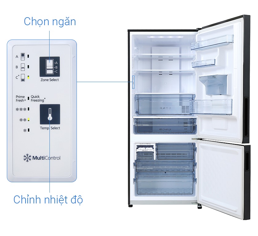 TỦ LẠNH PANASONIC NR-BX421GPKV 377 LÍT