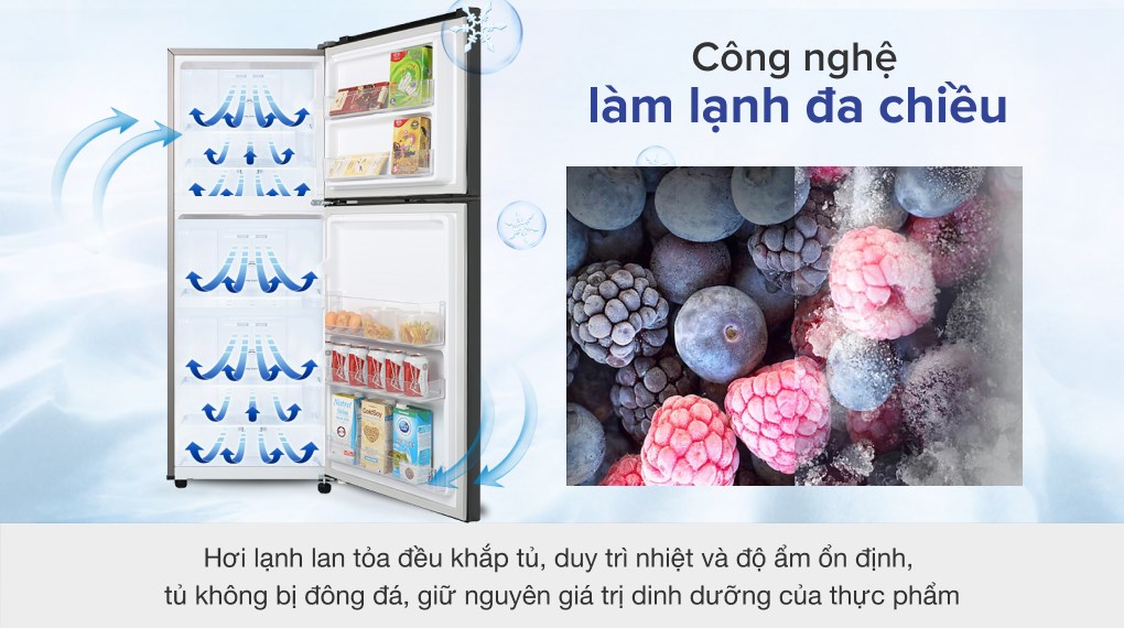 Tủ lạnh Samsung inverter 208 lít RT20HAR8DBU/SV