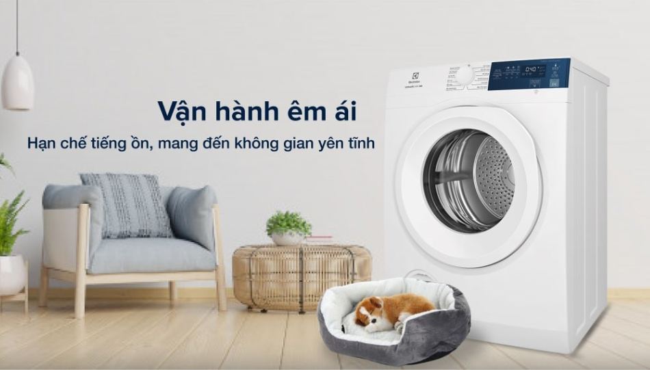 Máy sấy quần áo Electrolux 7.5 kg EDV754H3WB Trắng