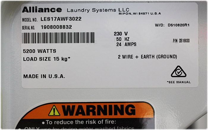 Máy sấy quần áo Speed Queen LES17AWF3022 - 15Kg