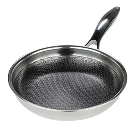 Chảo Blackcube inox 3 lớp đáy từ Kimscook 32cm sâu