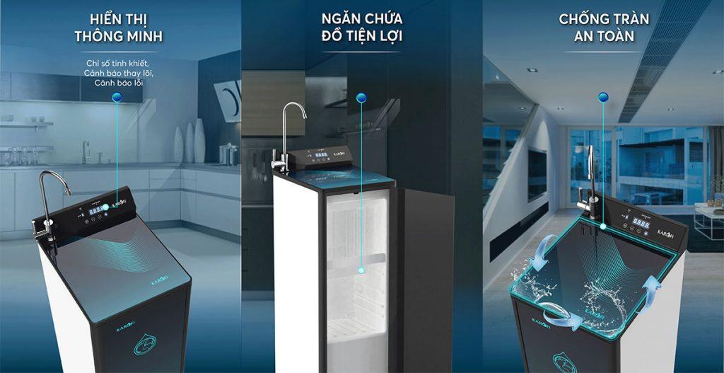 Máy lọc nước R.O Hydrogen Karofi KAQ-P95  10 lõi