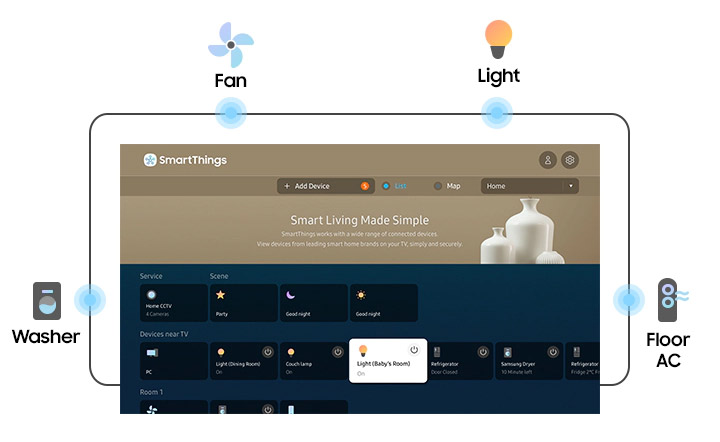 Tivi Samsung 75Q60A Qled 4K Giọng nói