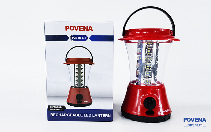 Đèn xách tay PVN-RL436 Povena - Gia Dụng Raiden
