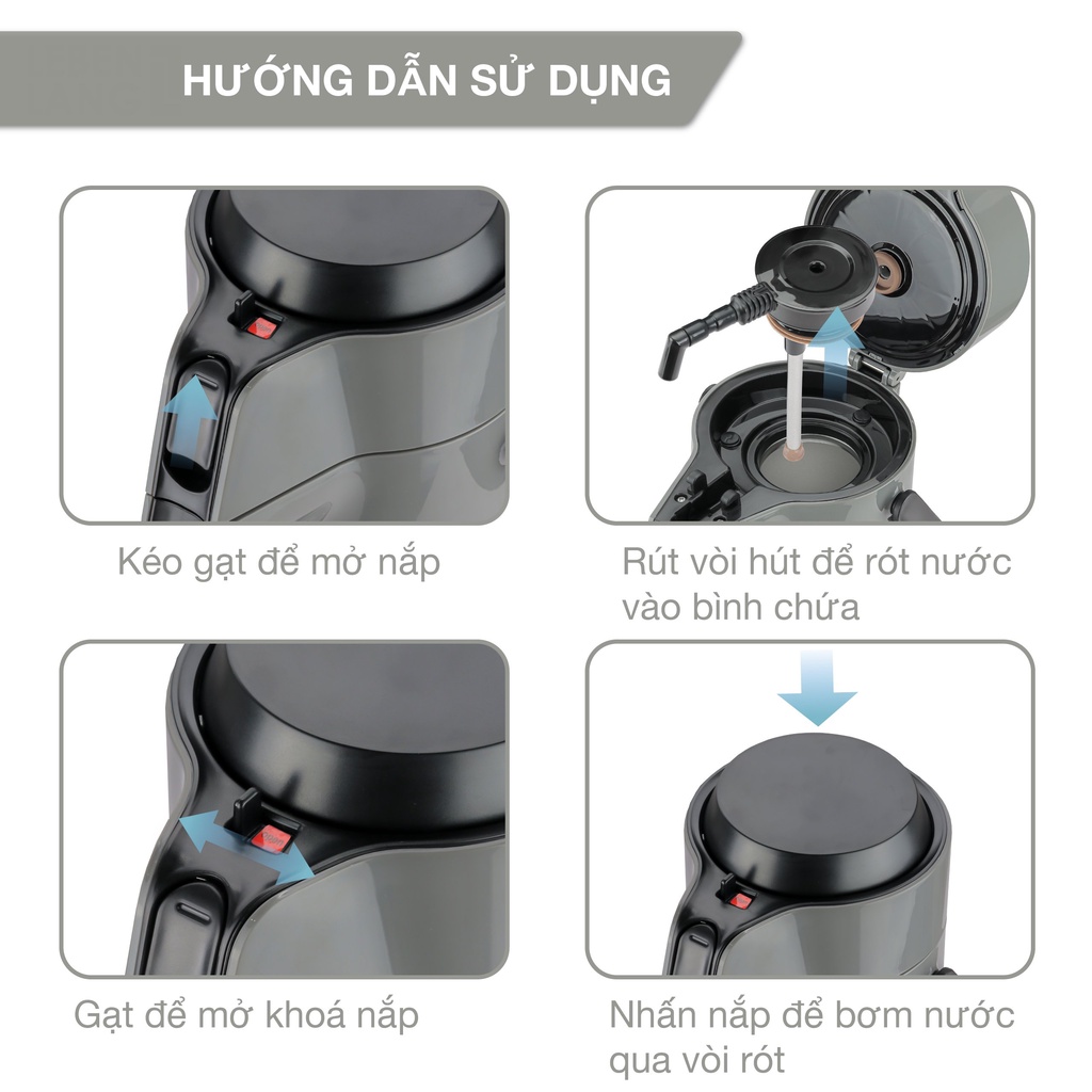 BÌNH INOX GIỮ NHIỆT NÓNG LẠNH LEBENLANG LBP569G