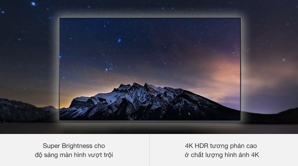 Smart Tivi Casper 4K 55 inch 55UG6100 Giọng nói