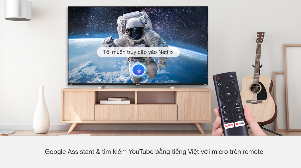 Smart Tivi Casper 4K 55 inch 55UG6100 Giọng nói