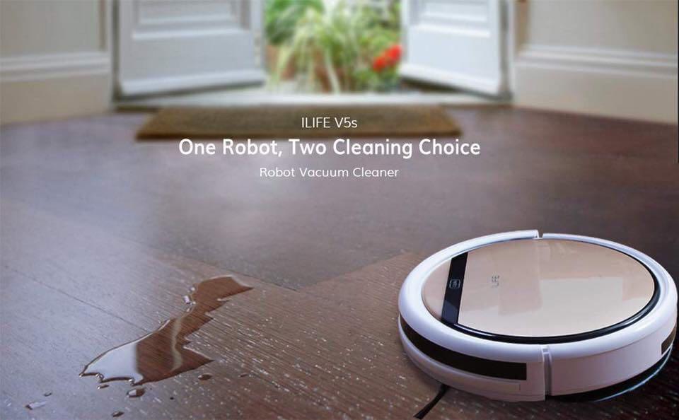 Robot hút bụi và lau nhà thông minh ILIFE V5s Pro - Phiên bản Châu Âu