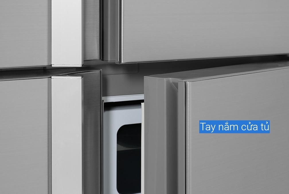 TỦ LẠNH 4 CÁNH SHARP SJ-FXPI689V-RS 607 LÍT INVERTER