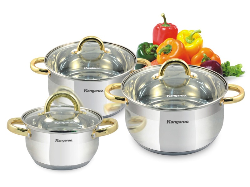 Bộ nồi Kangaroo KG866