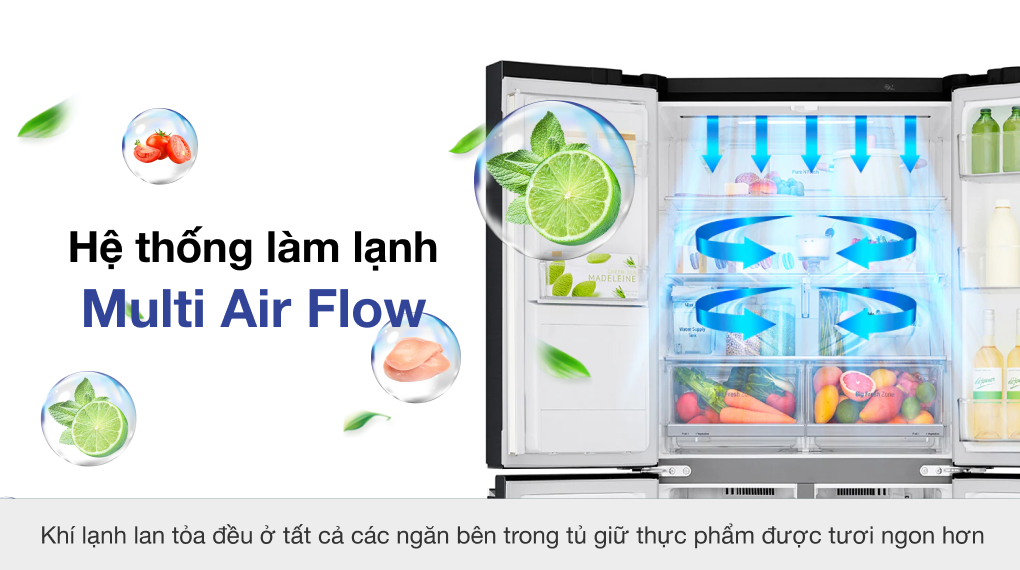 Tủ lạnh LG Inverter InstaView Door-in-Door 601 lít GR-X247MC