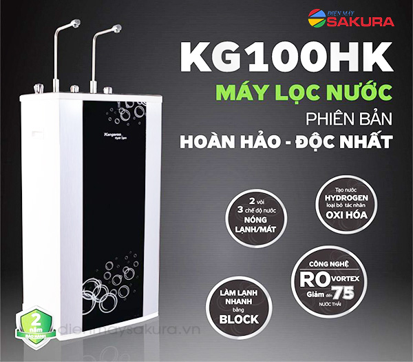 Máy lọc nước R.O Hydrogen Kangaroo KG100HK 10 lõi