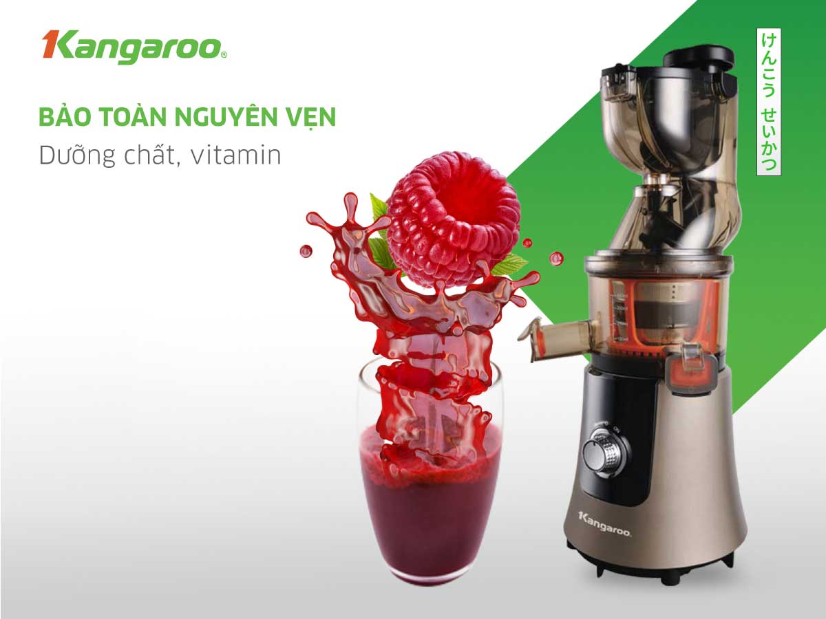 Máy Ép Chậm Kangaroo KG200SJF Chính Hãng