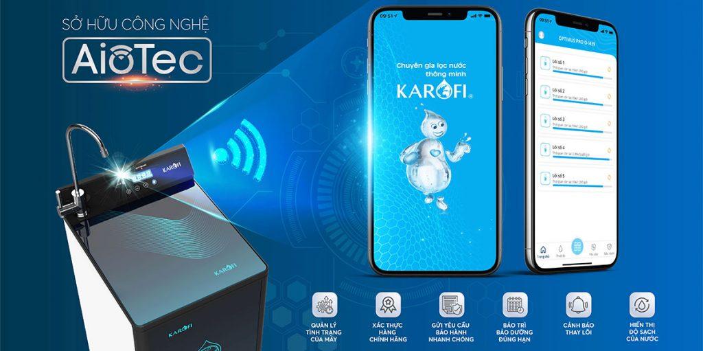 Máy lọc nước R.O Hydrogen Karofi KAQ-P95  10 lõi