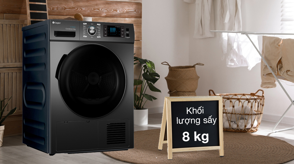 Máy sấy ngưng tụ Casper 8 kg TD – 80CGB - Chính hãng