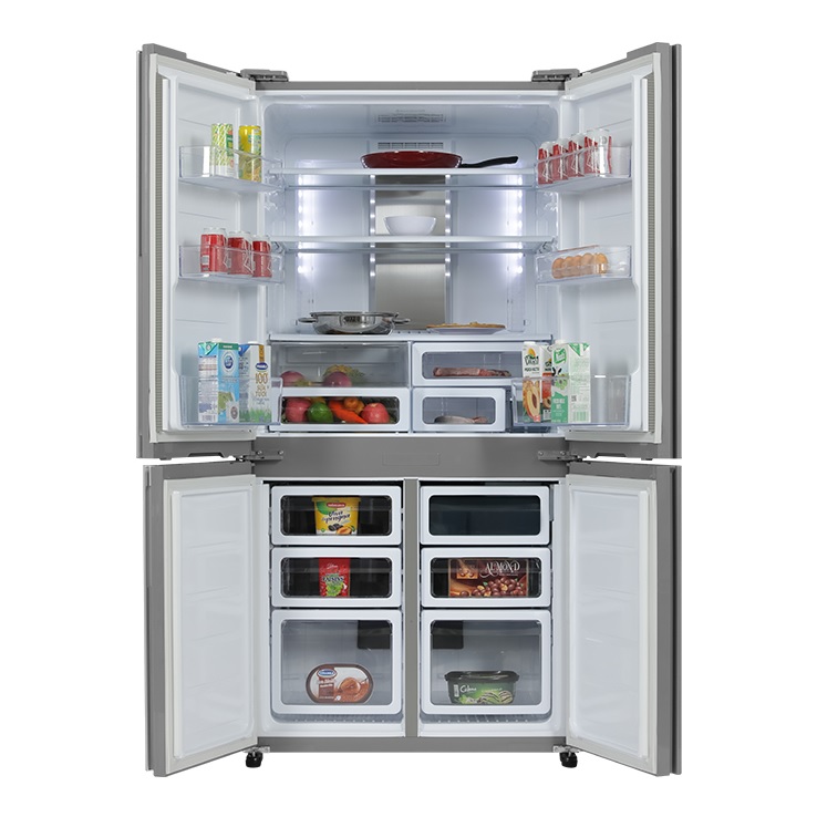 TỦ LẠNH 4 CÁNH SHARP SJ-FXPI689V-RS 607 LÍT INVERTER