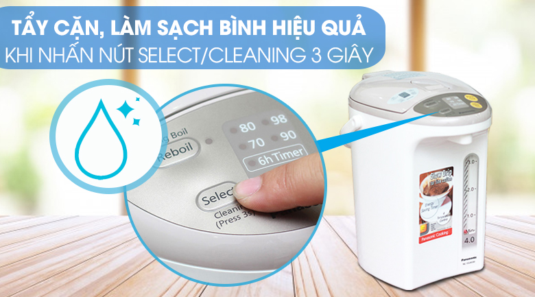 Bình thủy điện Panasonic NC-EG4000CSY 4 lít