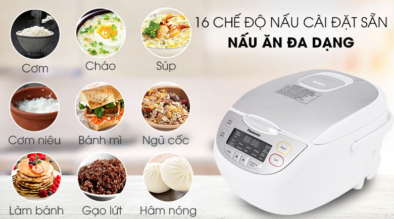 Nồi cơm điện tử Panasonic 1.0 lít SR-CP108NRA