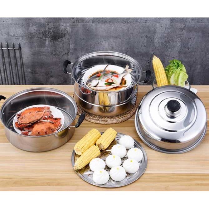 NỒI HẤP 3 TẦNG STEAMER 28CM