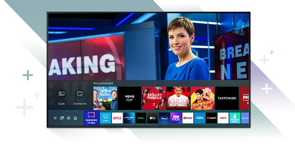 Smart Tivi Samsung 4K 55 inch UA55AU8000KXXV