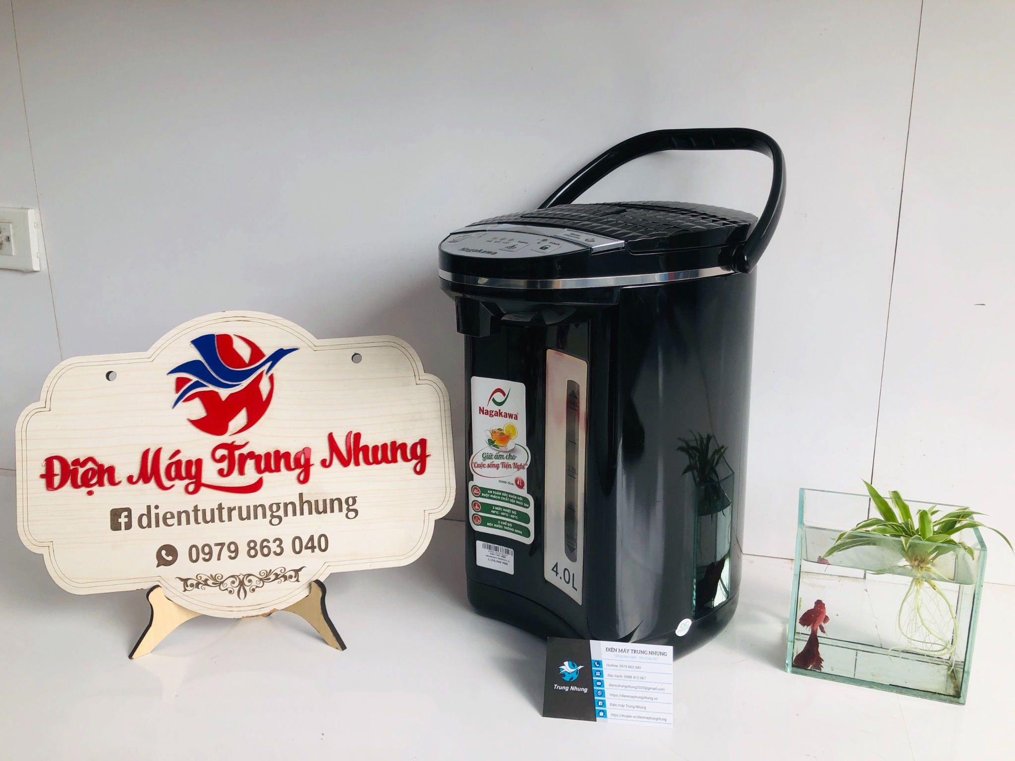 Bình thủy điện Nagakawa NAG0404 4l