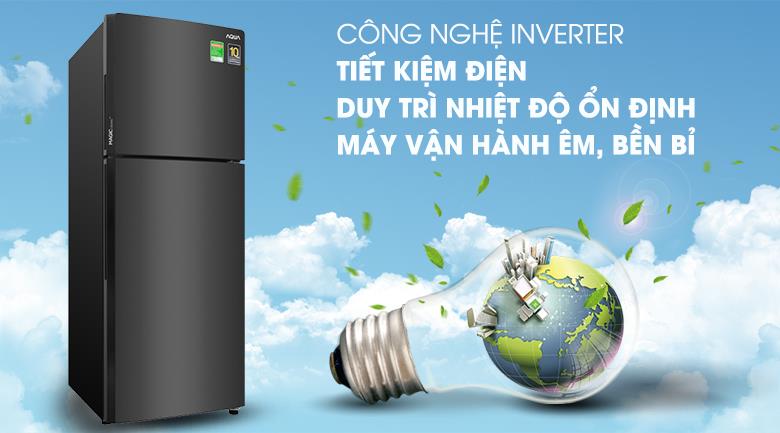 Tủ lạnh Aqua Inverter 186L AQR-T219FA(PB)
