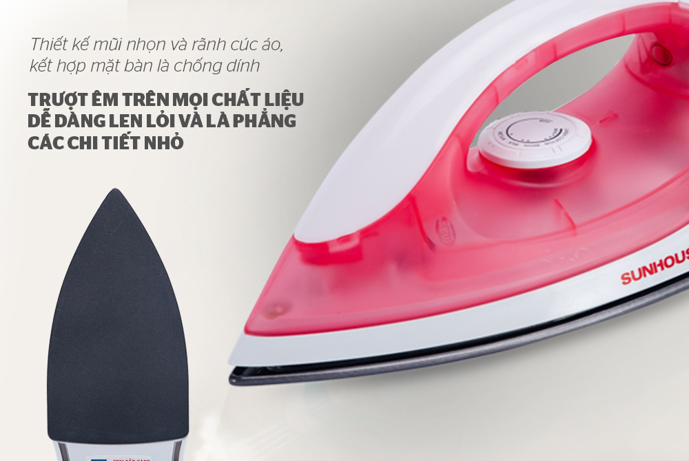 Bàn ủi khô Sunhouse SHD1072