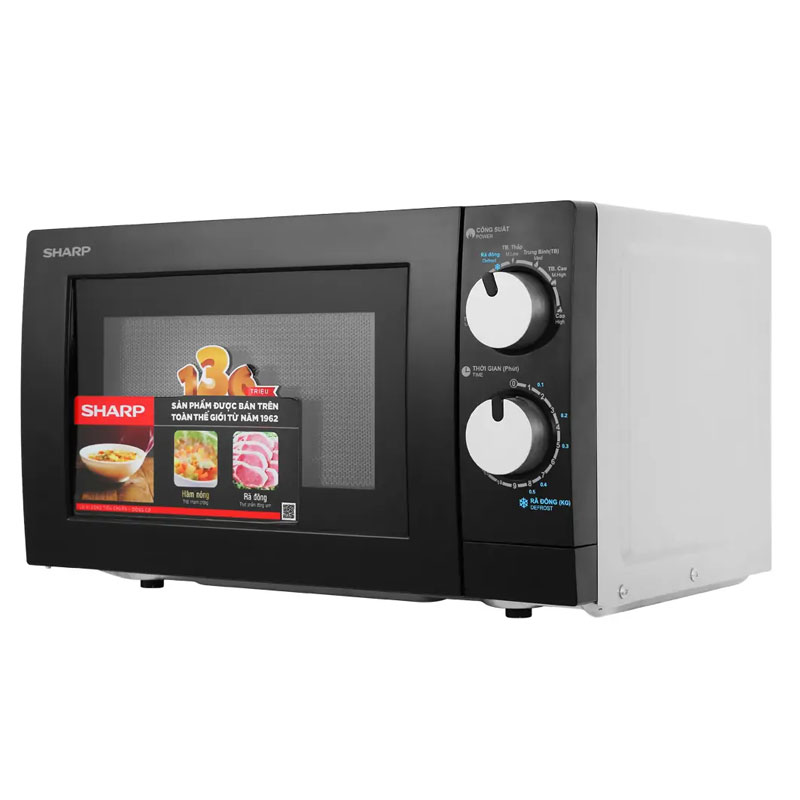 Lò Vi Sóng Sharp - Hàng Chính Hãng R-208VN-WS (20L)