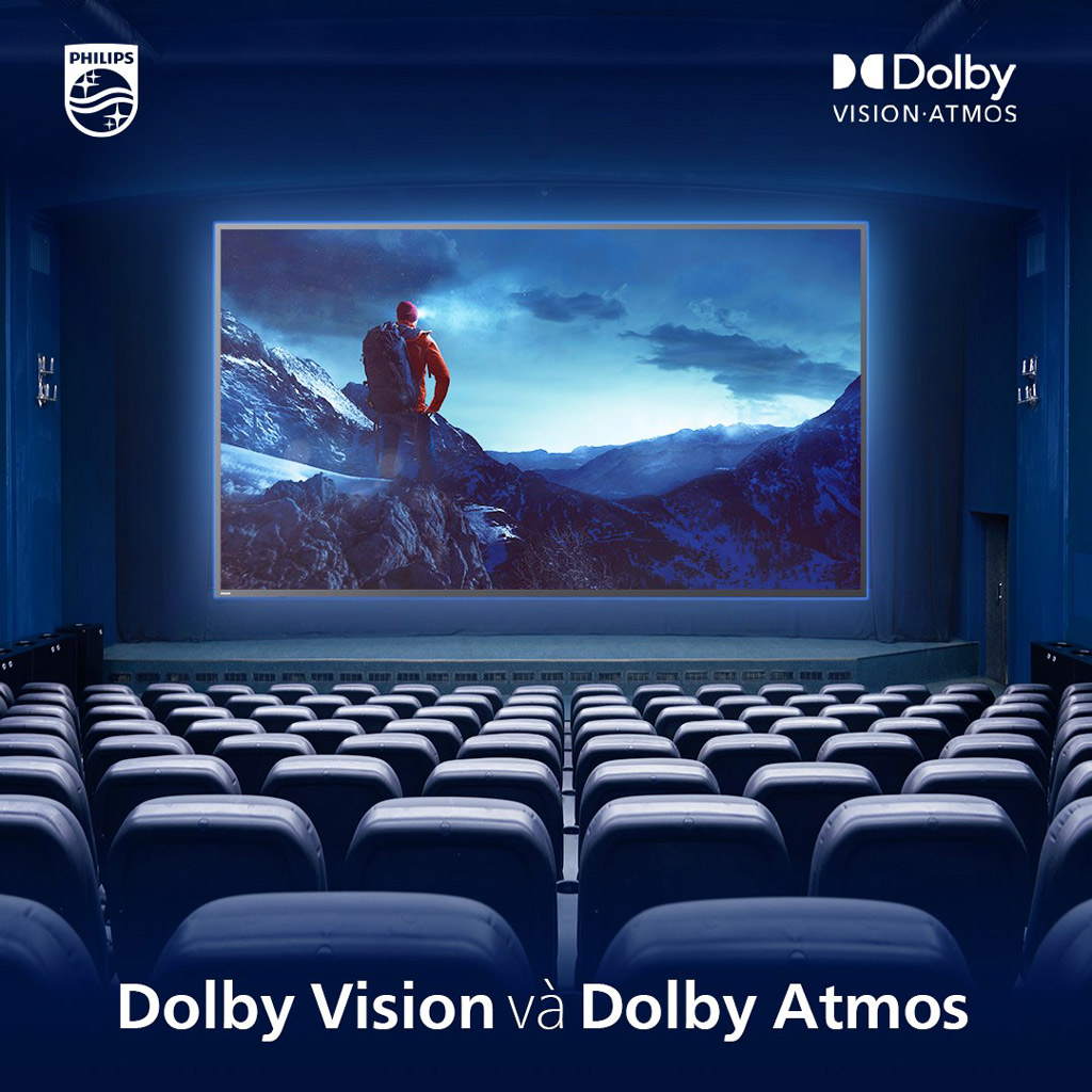 Smart Tivi Philips 4K 55 inch 55PUT8215 giọng nói Mới 2021