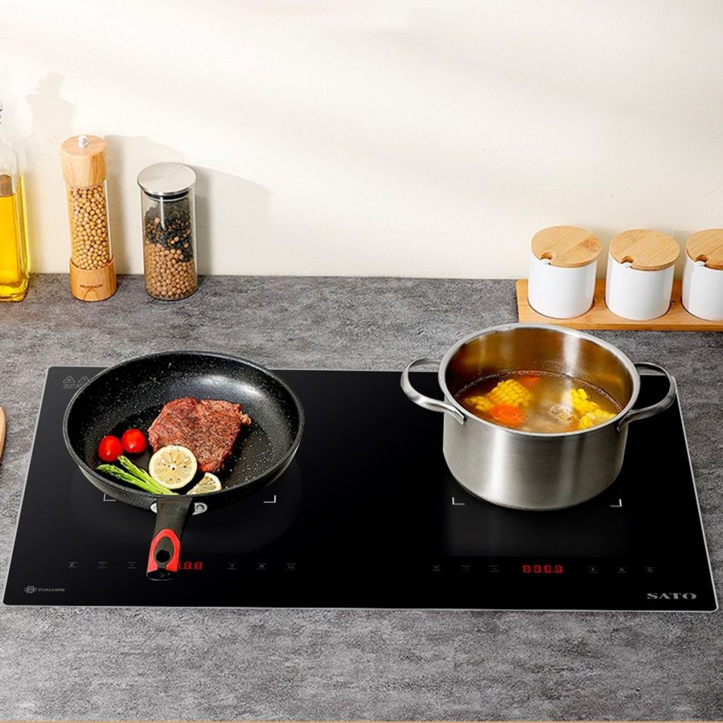 Bếp đôi điện từ thông minh Sato SIH264 N1.2