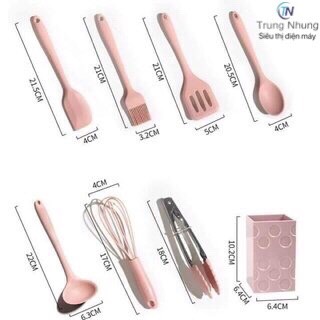 Sét 8 dụng cụ làm bếp Silicon Kitchen Tool