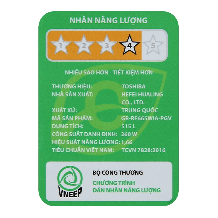 TỦ LẠNH TOSHIBA GR-RF665WIA-PGV(22)-XK 515 LÍT INVERTER