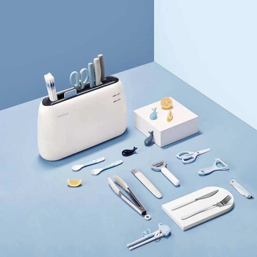 Máy Sấy Dao Thớt Tích Hợp Sấy & Tiệt Trùng UV Khử Khuẩn 99,9%