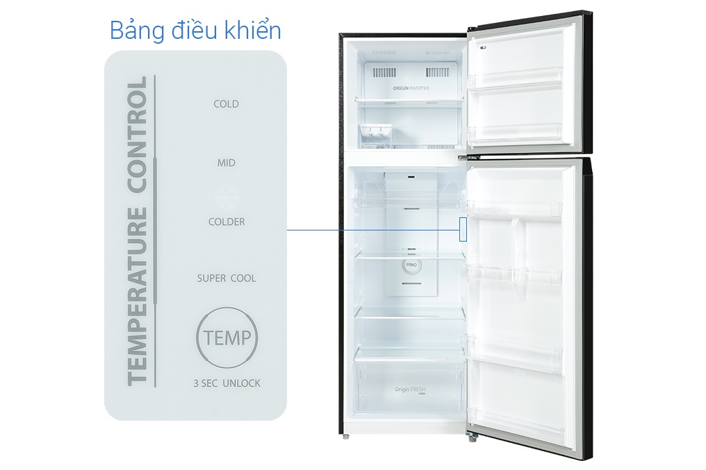 TỦ LẠNH TOSHIBA GR-RT468WE-PMV(58)-MM INVERTER 338 lít