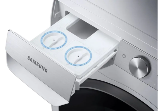 Máy Giặt Samsung Inverter 9Kg WW90T634DLE/SV lồng ngang màu trắng