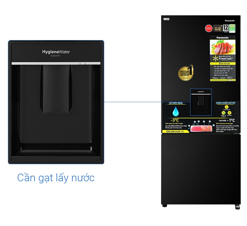 TỦ LẠNH PANASONIC NR-BX421GPKV 377 LÍT