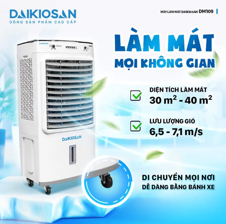 QUẠT ĐIỀU HOÀ HƠI NƯỚC DAIKIOSAN DM109