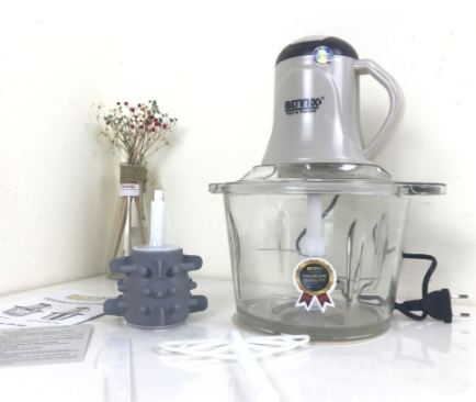Máy xay thịt Bennix BN-588G Cối thủy tinh(chức năng bóc tỏi )