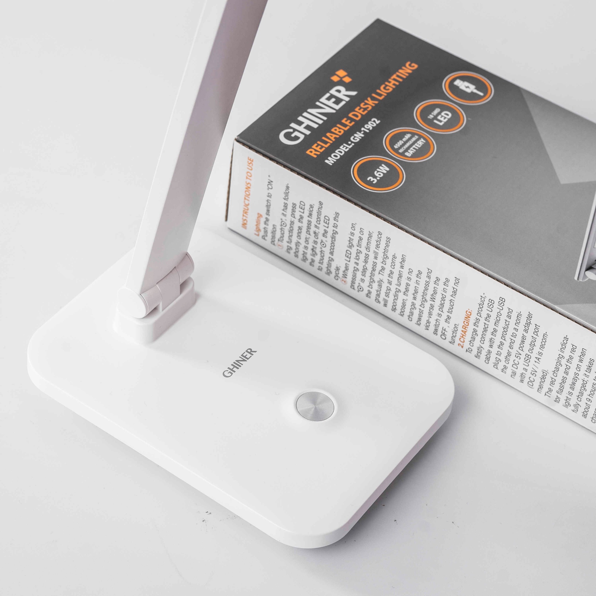 Đèn Bàn Học LED Chống Cận GHINER GN-1902