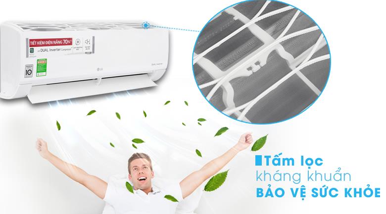 Điều hòa LG Inverter 1 chiều 12000BTU V13ENS DUALCOOL