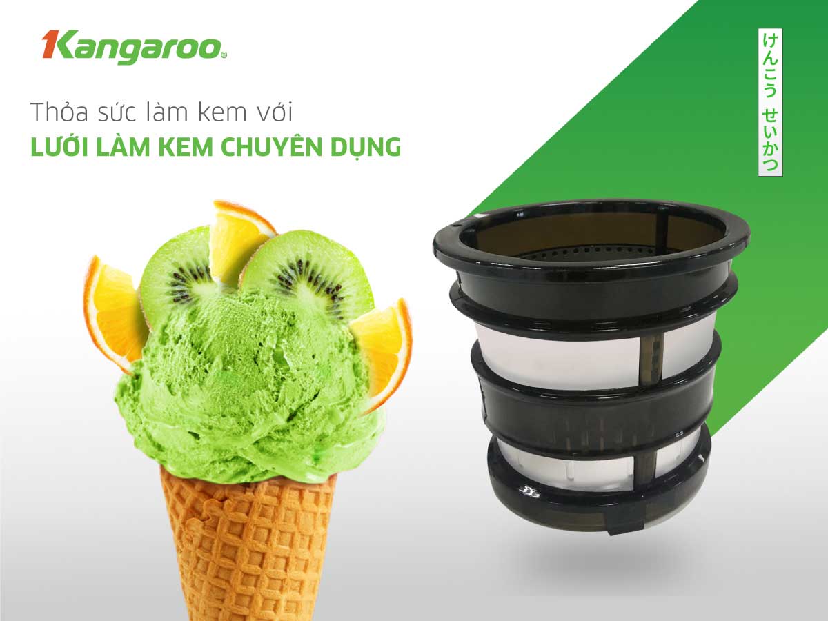 Máy Ép Chậm Kangaroo KG200SJF Chính Hãng