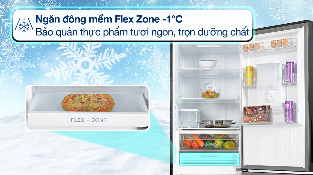 TỦ LẠNH TOSHIBA GR-RB405WEA-PMV(06)-MG Inverter 321 lít