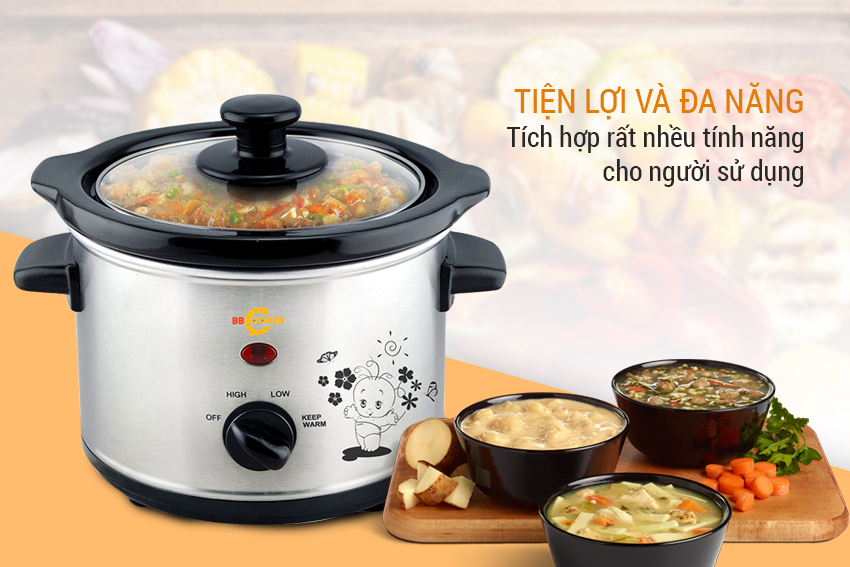 Nồi nấu cháo bbcooker BS15 1.5L
