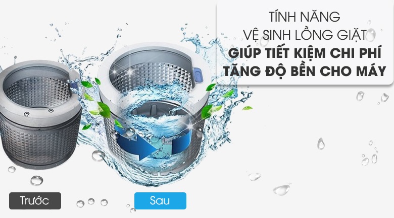 Máy giặt Aqua 12kg AQW-FR120CT W lồng đứng màu ghi