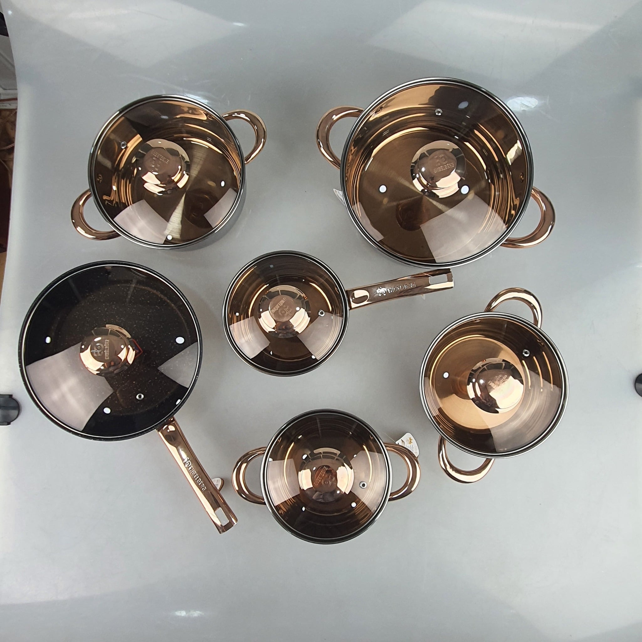 Bộ nồi inox Engelberg EB-8013 sét 6 món