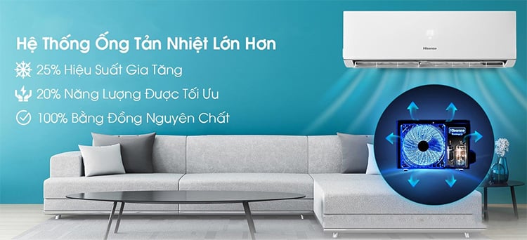 Điều hòa Hisense 1 chiều 9000BTU AS-10CR4RYDDJ00