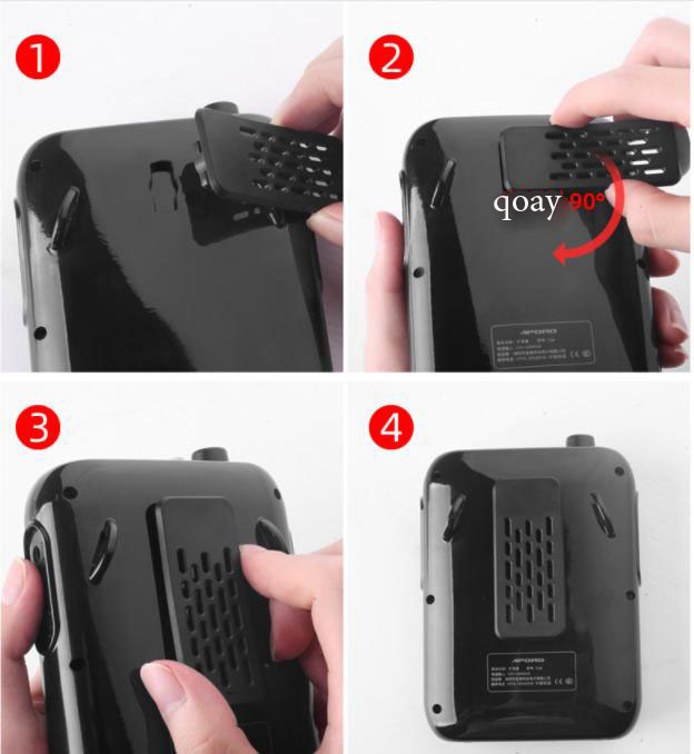 Máy trợ giảng không dây Aporo T30 UHF hàng nhập khẩu chính hãng